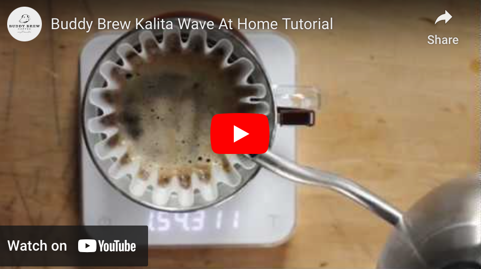 VIDEO How to do a Kalita Wave Pour Over Buddy Brew Coffee