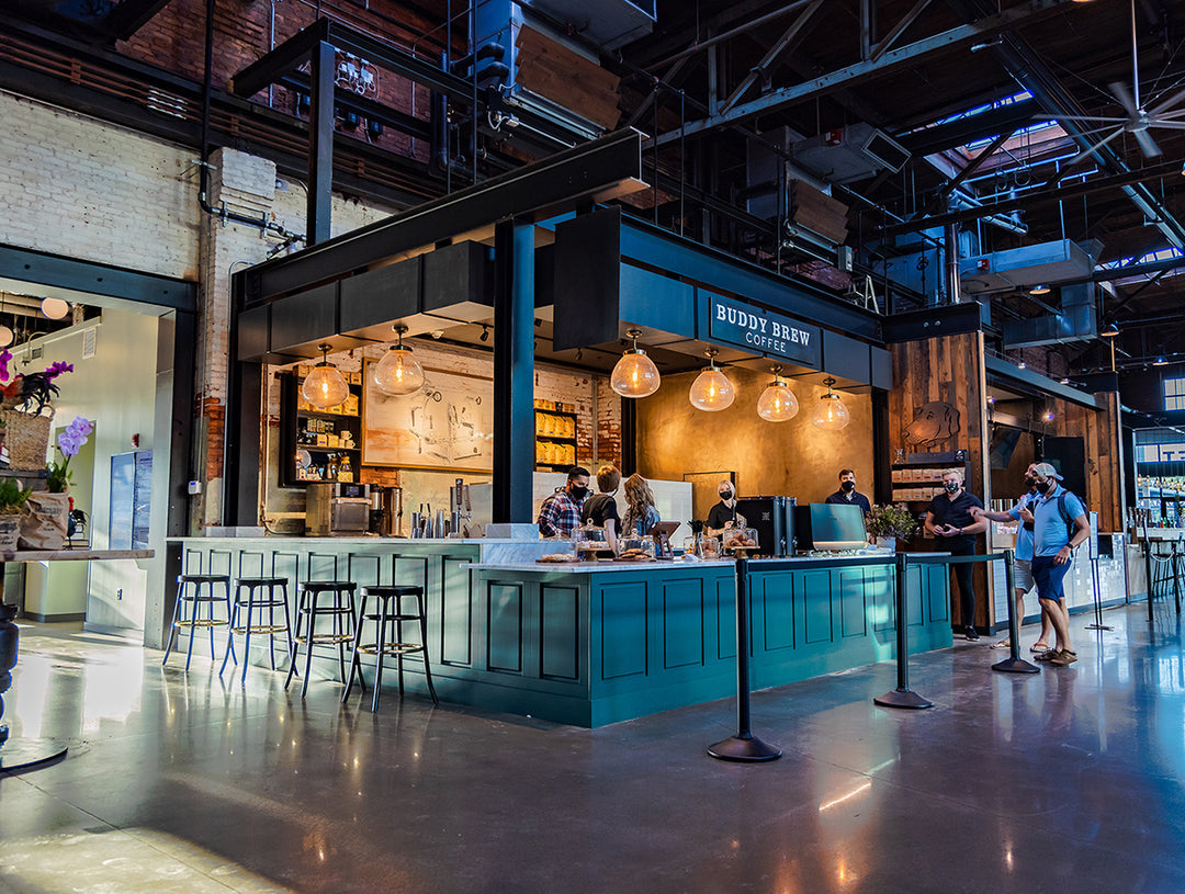 Buddy Brew opens newest coffee bar at Armature Works