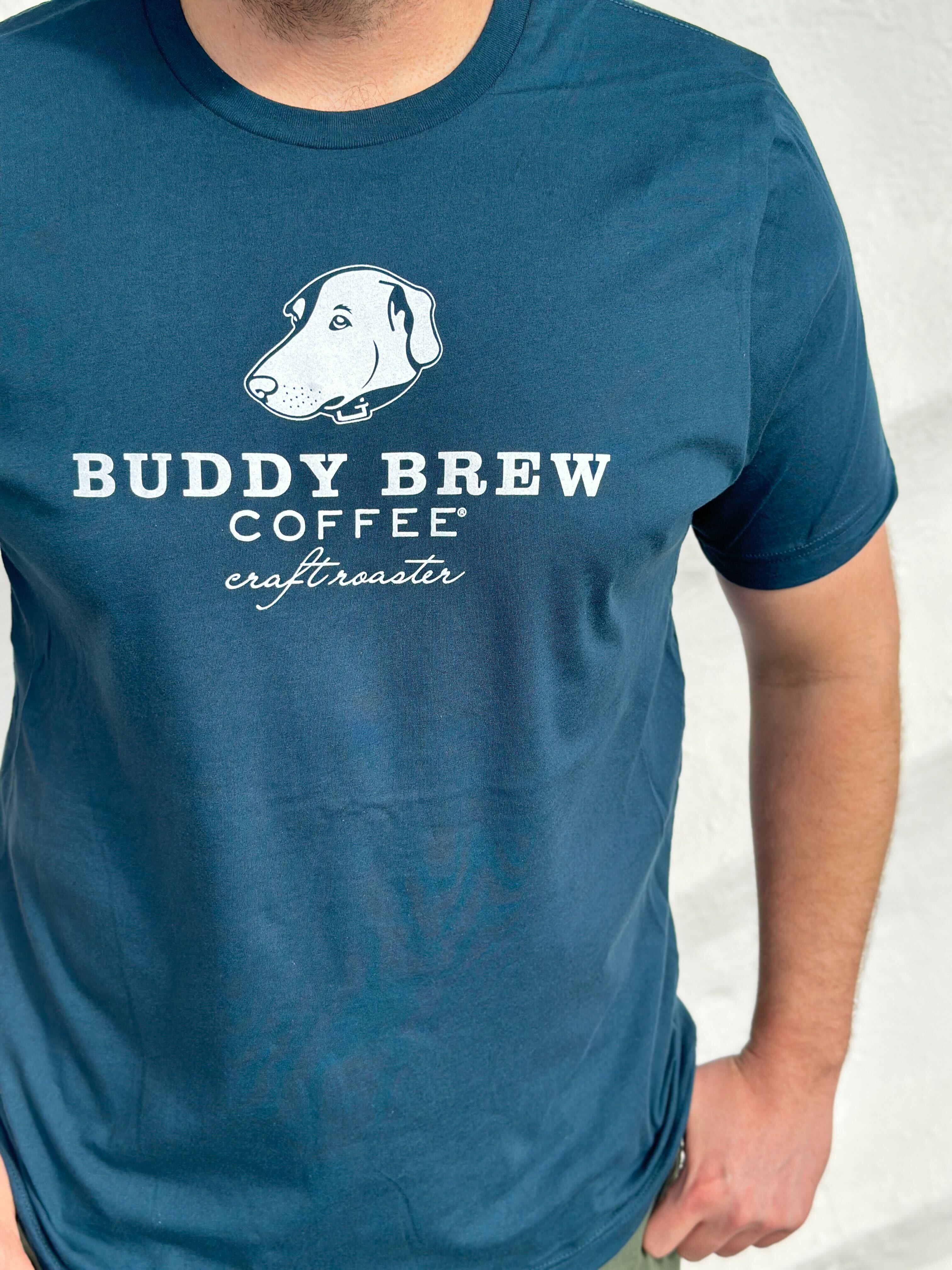 Buddy Brew Atlantic Blue Logo Tee - Unisex