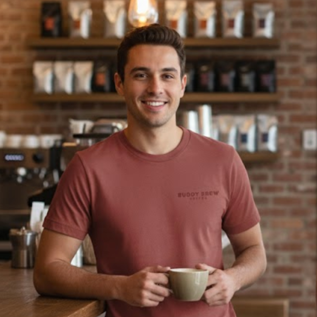 BB Logo Tee - Red Clay