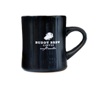 The Buddy Brew diner mug comes in black or white.