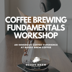 Coffee Workshop - Offered Monthly,  March 21st