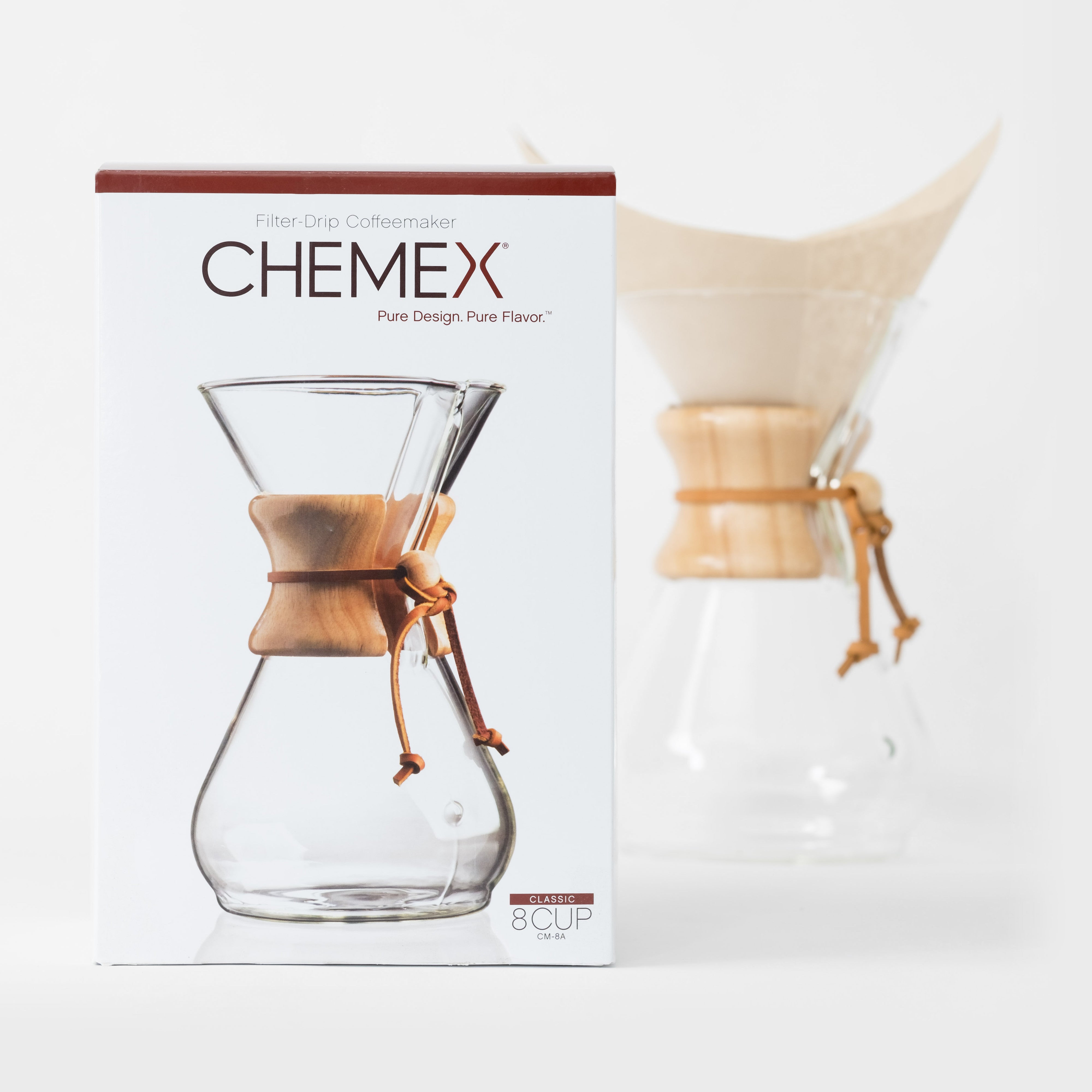 Chemex 8 Cup Coffee Maker (Classic and Glass)